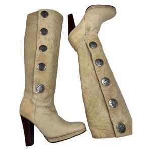 PAULA THOMAS FOR TW Leather Knee High Boots